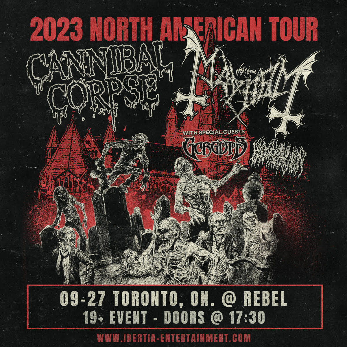 CANNIBAL CORPSE and MAYHEM REBEL Entertainment Complex